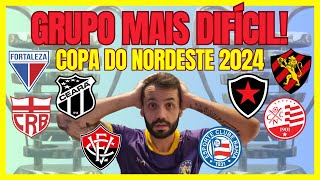 GRUPOS DA COPA DO NORDESTE 2024 DEFINIDOS GRUPO A ESTÁ MUITO MAIS DIFÍCIL [upl. by Donny957]