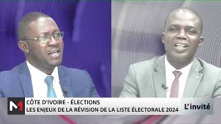 Côte d´Ivoire  Les enjeux de la révision de la liste électorale 2024 le point avec Arsène Konan [upl. by Kyre]