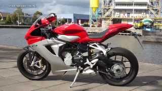 MV Agusta F3 675 35kW  details amp short ride [upl. by Dafodil]