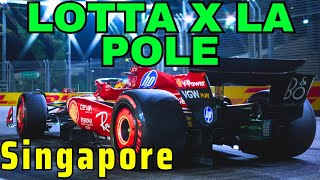 LECLERC CONTRO NORRIS PER LA POLE A SINGAPORE FERRARI SEMBRA SUL PEZZO F1 [upl. by Atteynek]