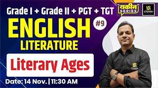 Literary Ages  English Literature 9  Naresh Sir  Utkarsh Teaching Exams [upl. by Chap]