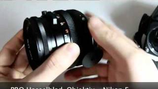 PRO HasselbladObjektiv  Nikon F Adapter  by enjoyyourcameracom [upl. by Akinnor318]