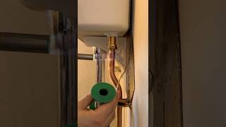 Replacing a toilet fill valve and copper pipework asmr plumber diy tools howto subscribe [upl. by Au972]