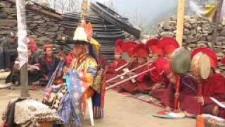 Ceremony and Tibetan Dance in Nepal [upl. by Acissej21]