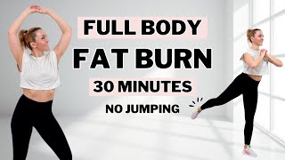 🔥30 MIN SWEATY HIIT🔥FULL BODY FAT BURN🔥All Standing🔥No Jumping🔥No Repeat🔥homeworkout [upl. by Vitus426]