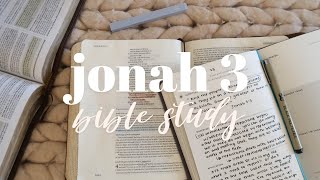 Gods Word can powerfully change you  JONAH 3 BIBLE STUDY WITH ME SOAP Method  Kaci Nicole [upl. by Haidej]