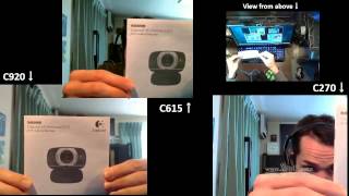 LogicoolLogitech C270 C615 C920 Review Part 2 [upl. by Trinatte]