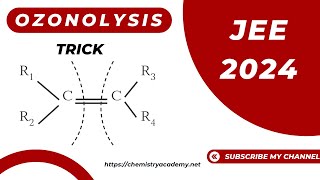 Ozonolysis of Alkene and Alkyne Trick  Ozonolysis Trick  JEE 2024 [upl. by Nnaacissej]