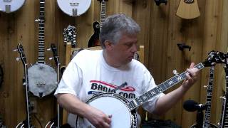 Banjocom video demo of a new Stelling Bellflower 5 String Banjo [upl. by Mroz]