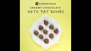 Creamy Chocolate KETO Fat Bombs [upl. by Saxena291]