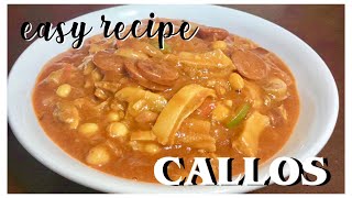 Callos Recipe [upl. by Broddy]