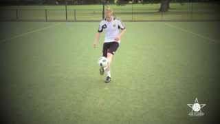 How to do Kick Ups  Learn how to Juggle a Football Soccer Ball [upl. by Aiello263]