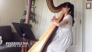 No 1 from Studi di media difficolta Pozzoli ABRSM Grade 3 Harp [upl. by Tavish616]