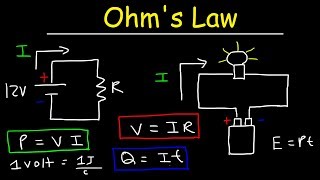 Ohms Law Explained  Voltage Current Resistance Power  Volts Amps amp Watts  Basic Electricity [upl. by Hairas]