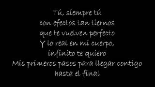 Siempre Tú  Anahí Letra [upl. by Steady]