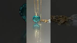 Heart necklace ideas♥️ fyp viralvideo trendingvideo shortsfeed fashion ❣️✨ [upl. by Sorgalim499]