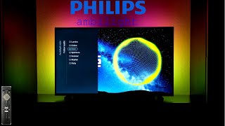 PHILIPS SMART TV Ambilight Performance Demo Settings  3sided Ambilight [upl. by Anahoj]