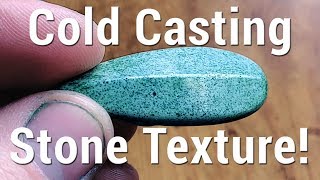 Cold Casting Stones instead of Metal Copper Carbonate Experiments Part 1 [upl. by Dallon95]