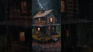 Rain Sounds For Sleeping  99 Instantly Fall Asleep With Rain Sound outside the window At Night [upl. by Shishko]