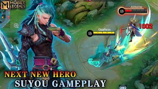 Next New Hero Suyou  Mobile Legends Bang Bang [upl. by Monarski]