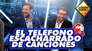 El teléfono escacharrado de cantantes  Carlos Latre  El Hormiguero [upl. by Nare176]