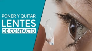 Consejos para poner y quitar los lentes de contacto fácil [upl. by Bettzel]