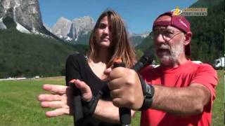 Lezioni Nordic Walking Dolomiti In Diretta e DoloMie con Gianfranco Vallagussa [upl. by Voltmer]