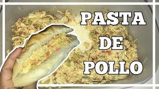 Cómo hacer PASTA DE POLLO PARA SANDWICH 🪐 [upl. by Oyr]