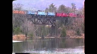 Caboose Train between Tilton and LincolnNH on 04171993 [upl. by Innoc]