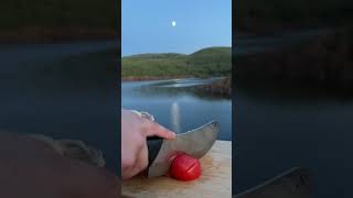 Günbatımında Kiremitte Ekmek ve Menemen 🍅  Bread and Menemen on Tiles in the Open Air at Sunset 🍅 [upl. by Makell]