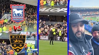 Ipswich Town 1  2 Maidstone United  NonLeague Knockout 4k away limbs Fancam Vlog [upl. by Yerffe589]