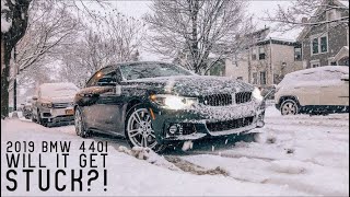 HOW GOOD IS MY BMW 440i IN THE SNOW [upl. by Affrica]