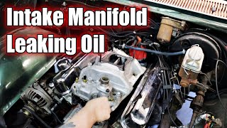 Intake Manifold Leaking Oil  Replace Intake Manifold Gasket  Sealing Intake Manifold With RTV [upl. by Town838]