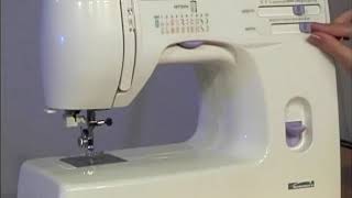 Sears Kenmore 385 Sewing Machine Instructional Video [upl. by Niwle]