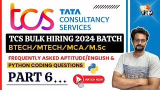 TCS NQT Preparation 2024 Part 6  Python Coding Aptitude amp English Questions amp Answers in Telugu [upl. by Mccarthy471]