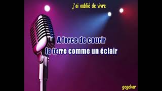 jai oublié de vivre JOHNNY HALLYDAY ma version en karaoke [upl. by Itoyj174]