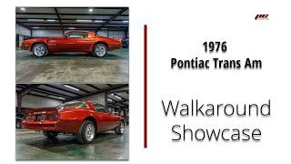 SOLD 1976 Pontiac Trans Am  Numbers Matching 455  4 Speed [upl. by Hatokad]