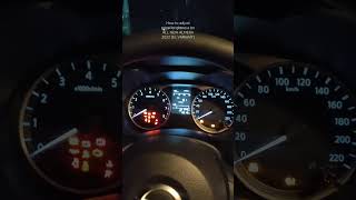 ALL NEW NISSAN ALMERA 2022 10 TURBO  HOW TO ADJUST DASHBOARD PANEL BRIGHTNESS  EL VARIANT [upl. by Liemaj84]