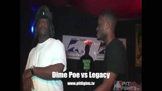 Dime Poe vs Legacy  Pit Fights Battle League [upl. by Hedi]