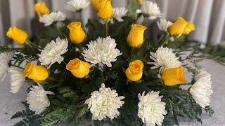 How to make flower arrangements Ep4 [upl. by Ahsercel945]