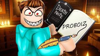 USING DEATH NOTE TO KILL EVERYONE IN ROBLOX [upl. by Nelaf805]