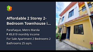 Affordable 2 Storey 2Bedroom Townhouse in Paranaque [upl. by Wini795]