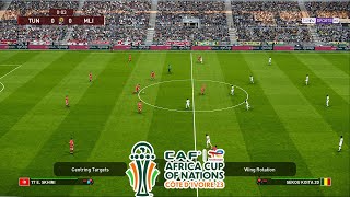 TUNISIA vs MALI  AFRICA CUP 2023  E  Full Match All Goals  PES Gameplay [upl. by Cos793]