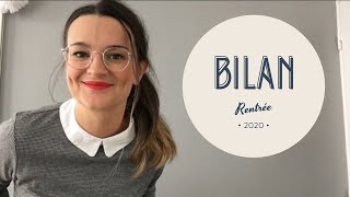 Bilan rentrée 2020 [upl. by Hidie]