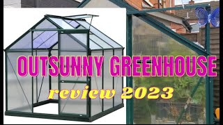 Outsunny Greenhouse review 2023 [upl. by Sulihpoeht]