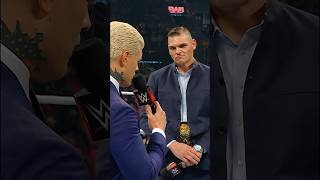 Things between Cody Rhodes and Gunther just got INTENSE 😳 WWERaw [upl. by Gore]