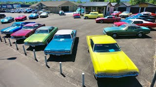 Classic American Hotrod Car Lot Update Maple Motors 61421 Muscle Cars Oldschool Rides [upl. by Krever]