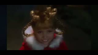 The grinch 2000 Cindy Lou who visits the grinch and the grinch gets angry and acts all weird [upl. by Harold]