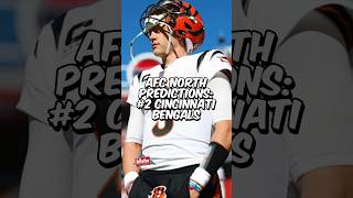 NFL Division Predictions AFC North  No 2 Cincinnati Bengals factsonsports nfl [upl. by Fiedler]