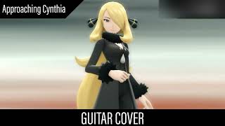 Pokémon Diamond and Pearl Approaching Cynthia Rock Guitar Cover [upl. by Nannaihr913]